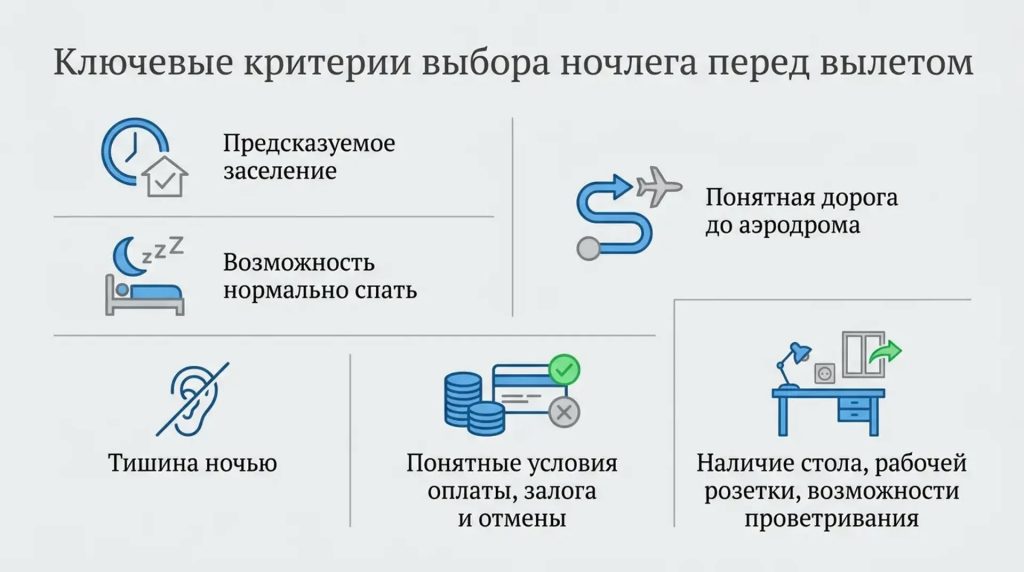 Ключевые критерии выбора ночлега